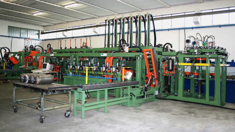 Linee automatiche di collaudo e marcatura bombole